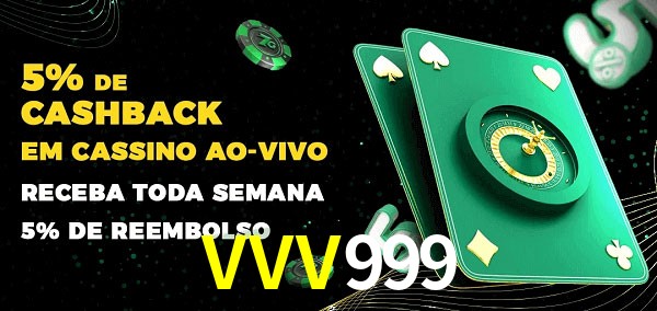 Promoções do cassino ao Vivo VVV999